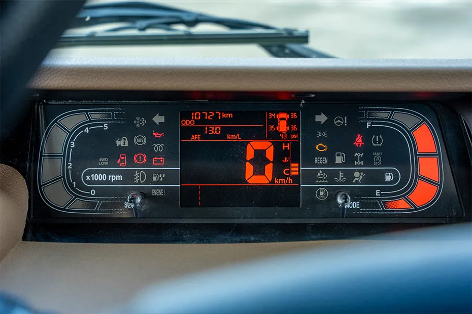 Bolero instrument cluster
