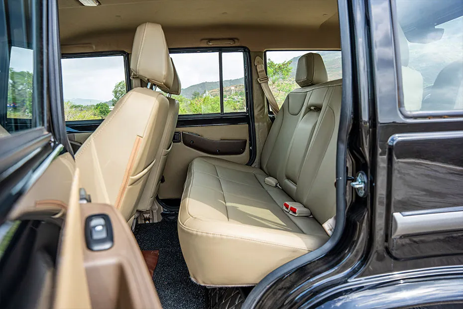 Bolero rear seats