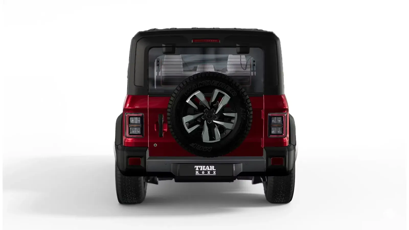 Thar Roxx, rear view