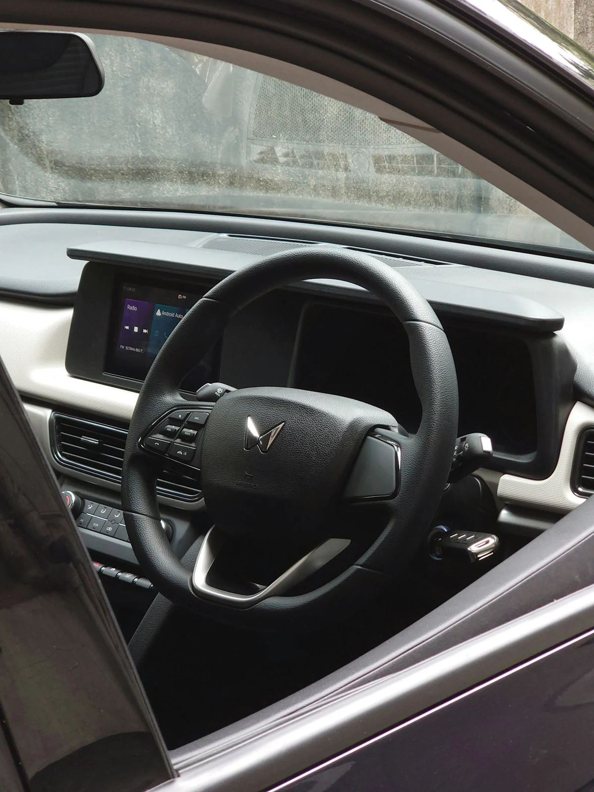 Mahindra SUV interior and dashboard